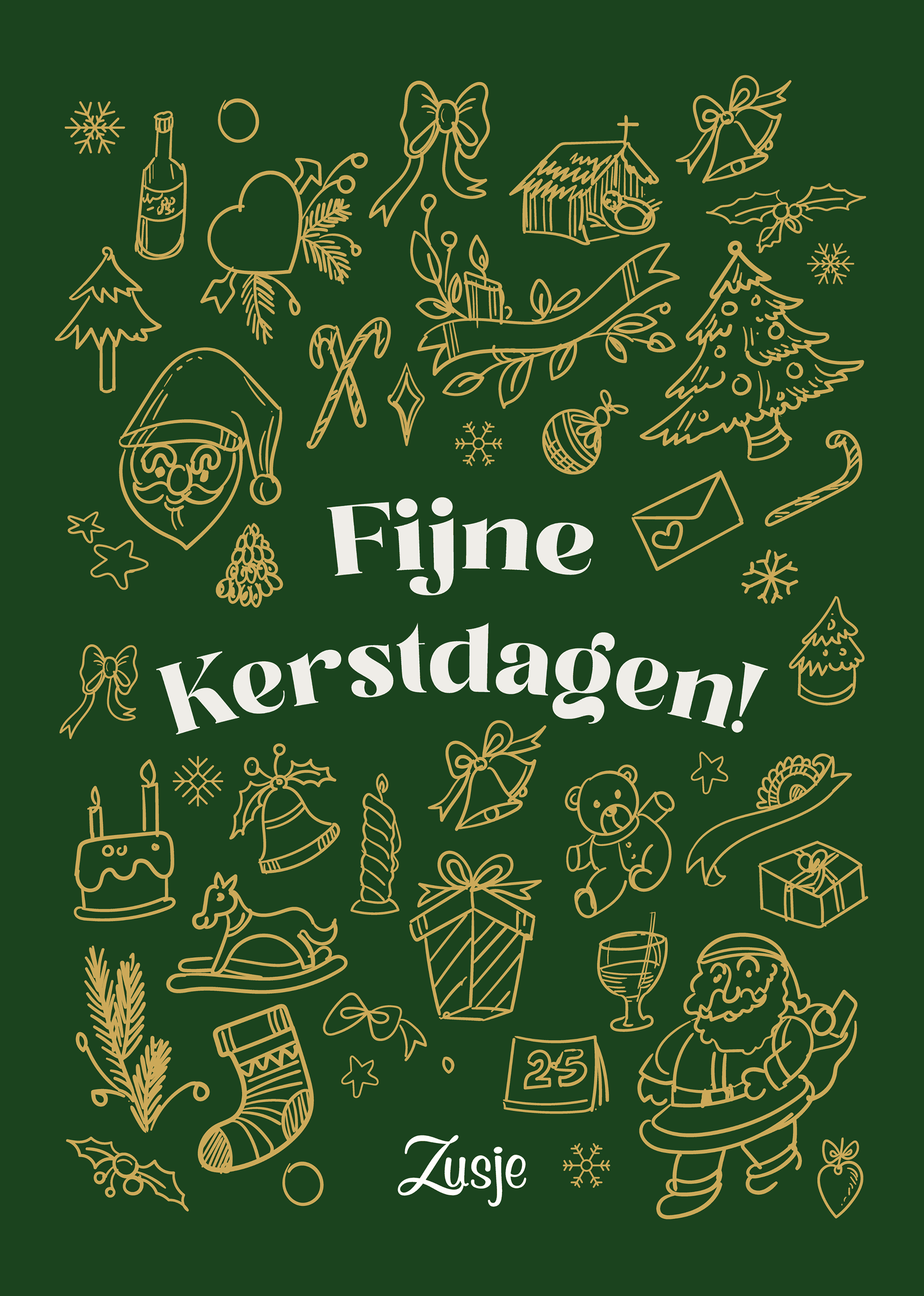 Zusje kaart 4 voorkant