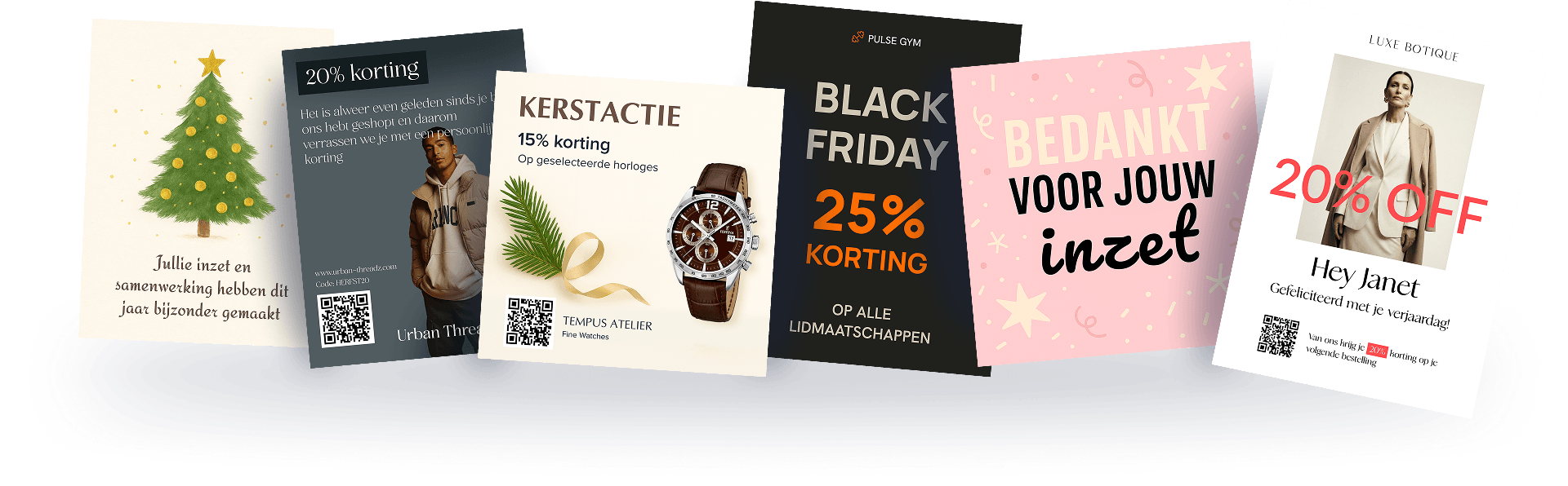 Kaarten voorbeeld collage