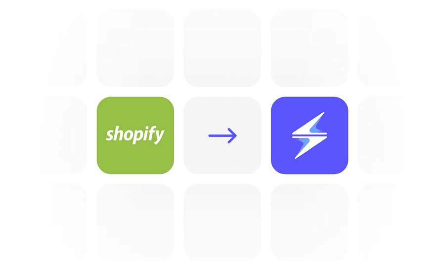 Shopify data import visualisation